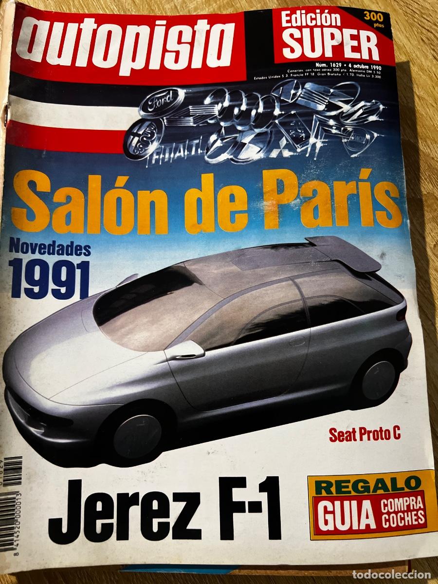 Coches: AUTOPISTA. N&ordm; 1629. A&Ntilde;O 1990. PRUEBA: VOLKSWAGEN POLO COUP&Eacute; FOX. BUGATTI 110. SAL&Oacute;N DE PAR&Iacute;S... LEER