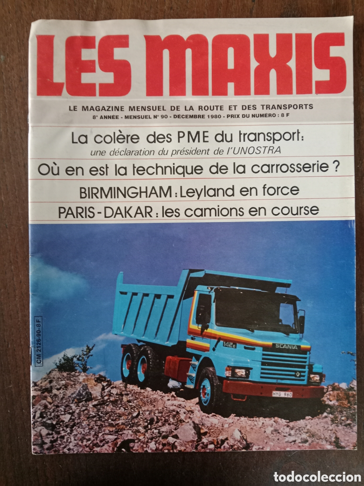 Coches: Revista les maxis n. 90 de 1980 cami&oacute;n