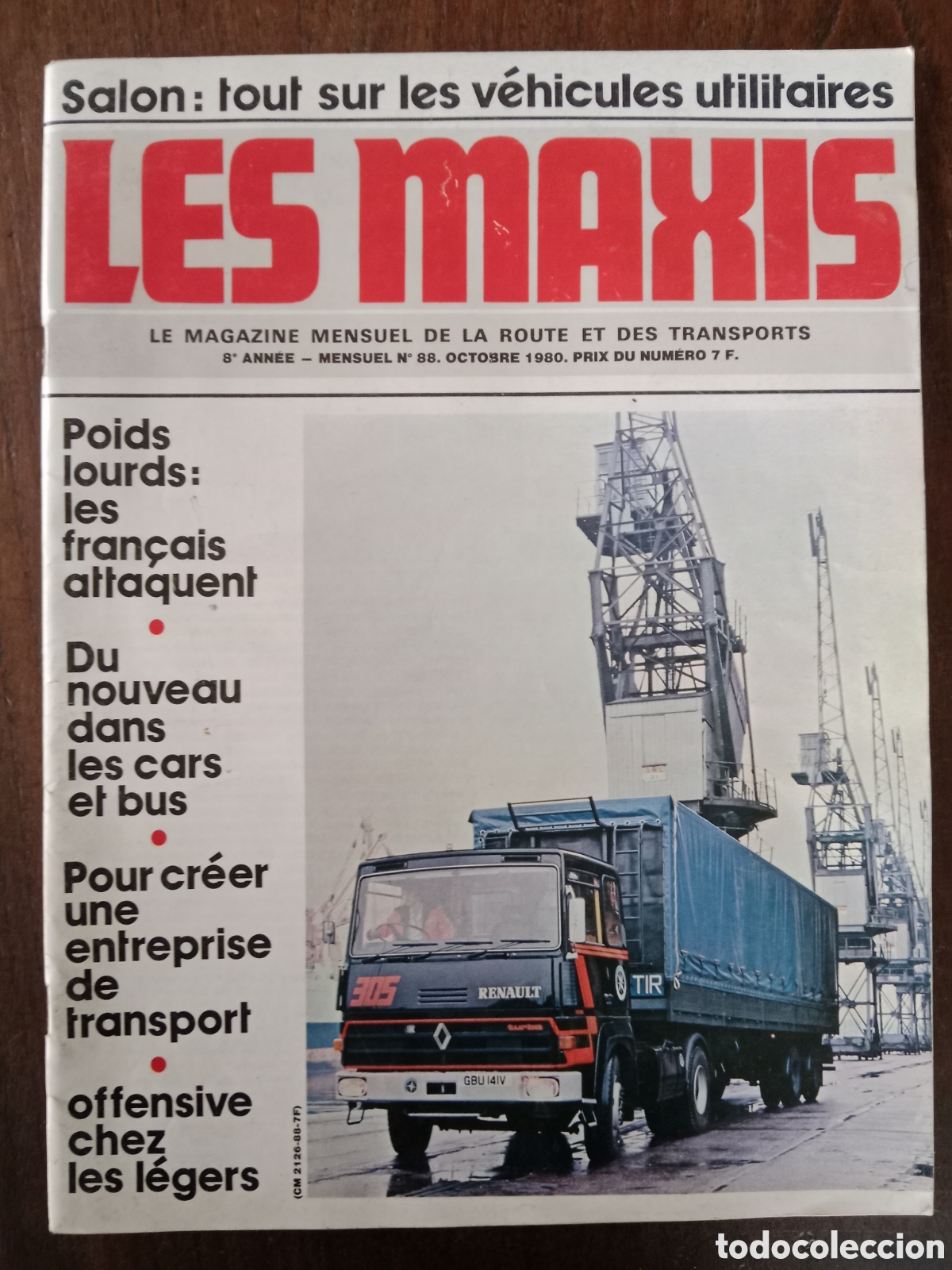 Coches: Revista les maxis n. 88 de 1980 cami&oacute;n
