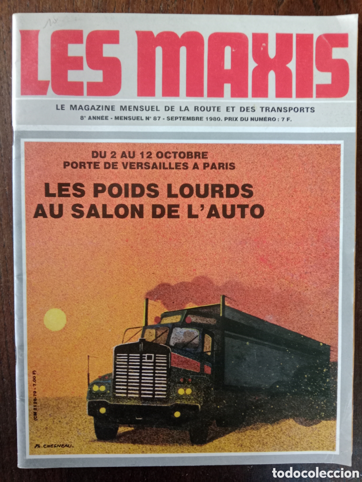 Coches: Revista les maxis n. 87 de 1980 cami&oacute;n
