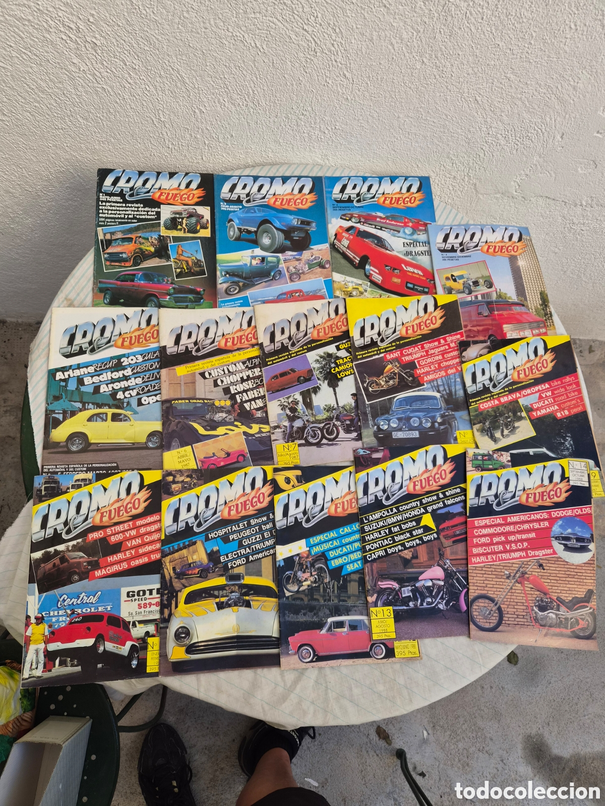 Coches: ANTIGUA REVISTA COCHES CROMO FUEGO LOTE DE 26 LAS PRIMERAS