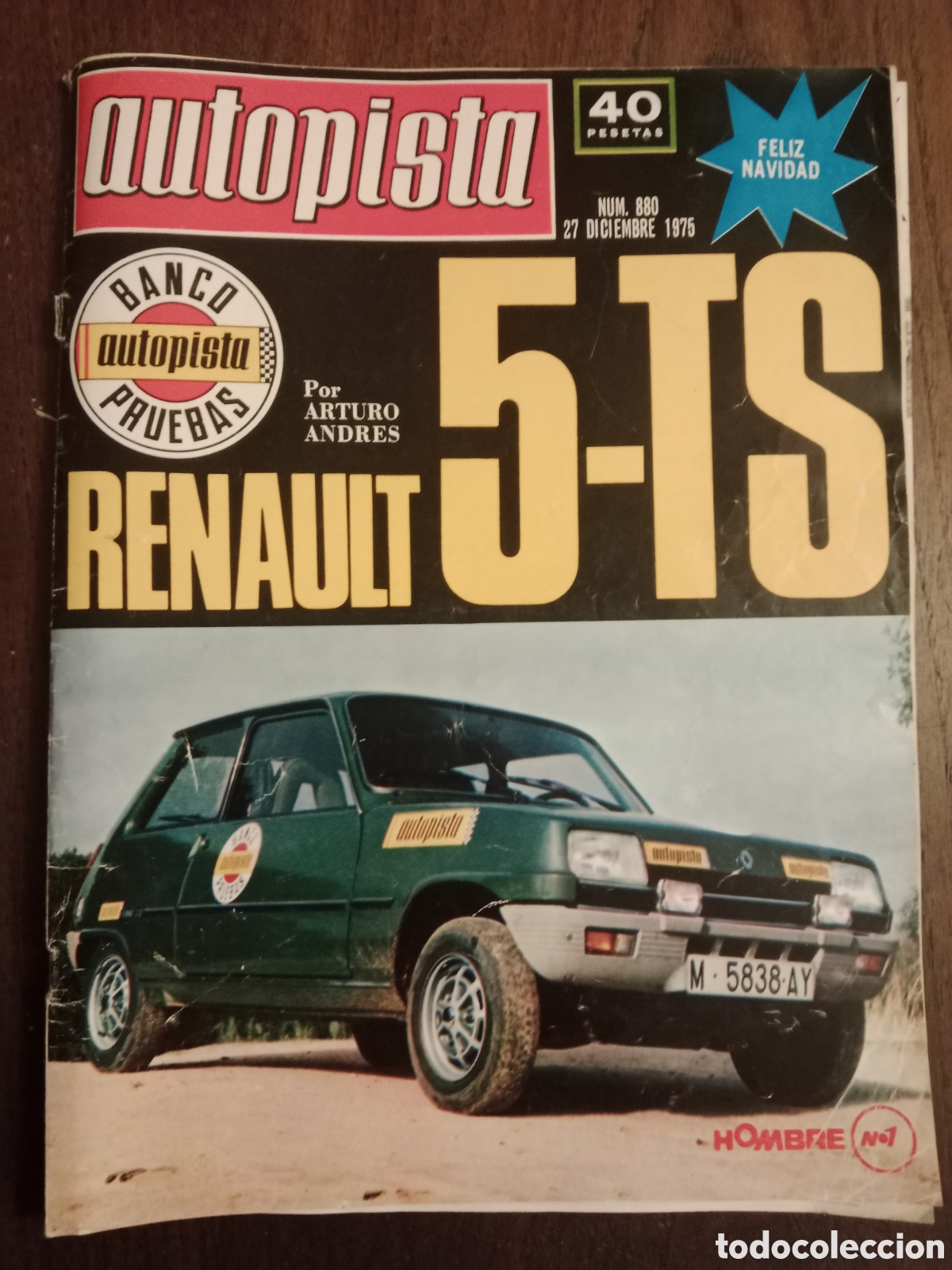 Coches: Revista autopista n. 880 de1975 autom&oacute;vil Renault Simca Pegaso