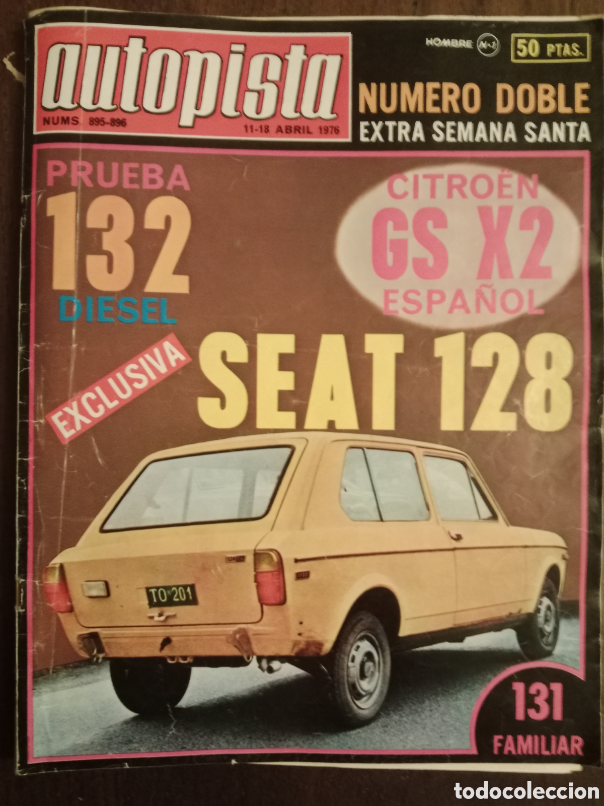 Coches: Revista autopista n. 895 de 1976 autom&oacute;vil Seat