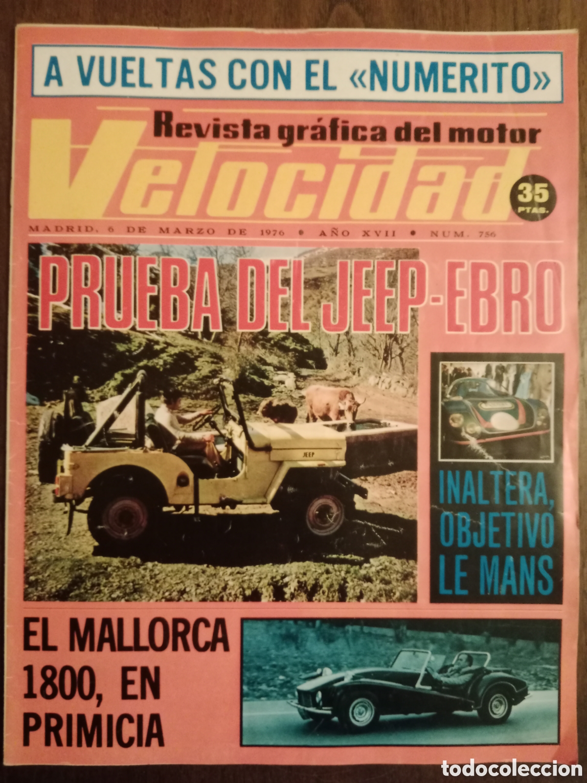 Coches: Revista autopista n. 756 de 1976 autom&oacute;vil Jeep Ebro mallorca