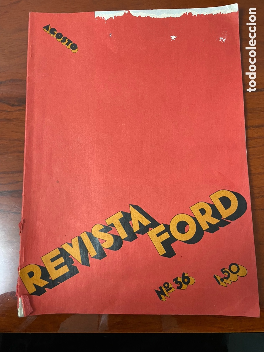 Coches: REVISTA FORD NUM. 36 AGOSTO DE 1935