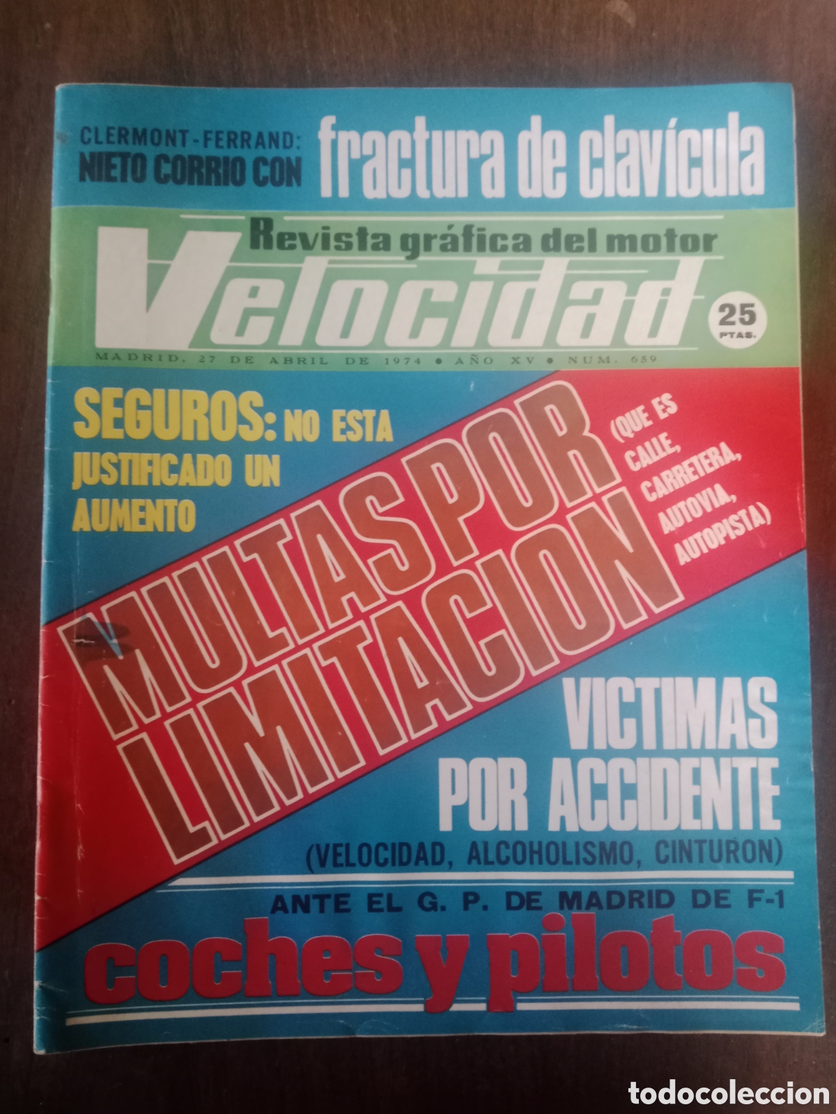 Coches: Revista velocidad n. 659 de 1974 autom&oacute;vil Seat Renault 13