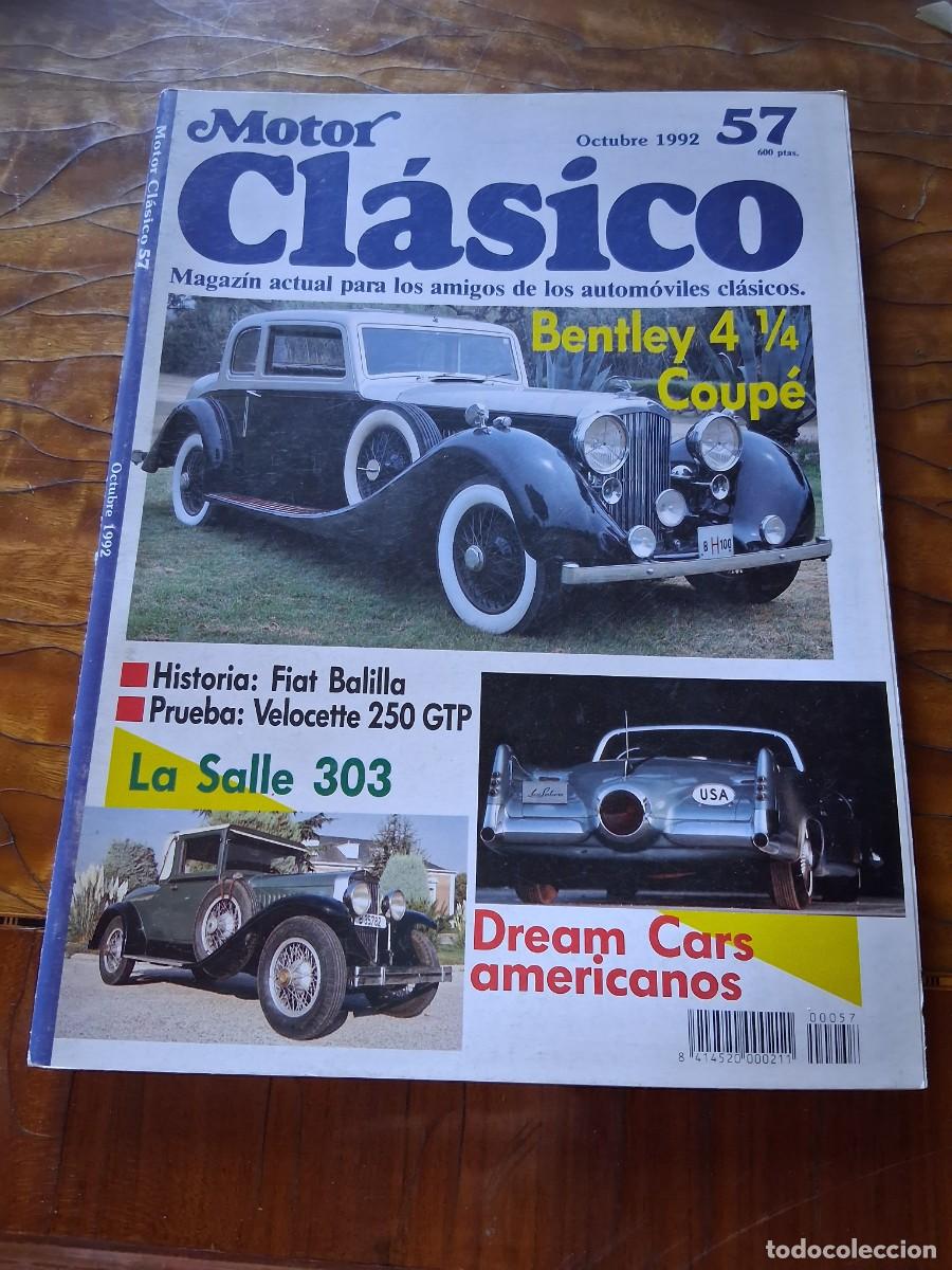 Coches: Revista coche Motor Clasico 57 La salle americanos Tucker Torpedo Buick le sabre Ramiro Blanco moto