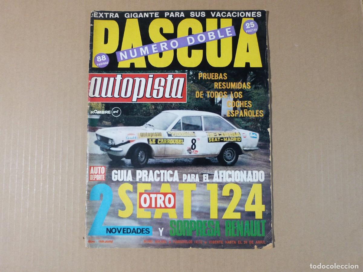 Coches: Autopista n 634 Seat 600 850 124 Sport 1430 Renault 4 6 8 10 12 Alpine 110 Simca 900 1000 1200 Mini