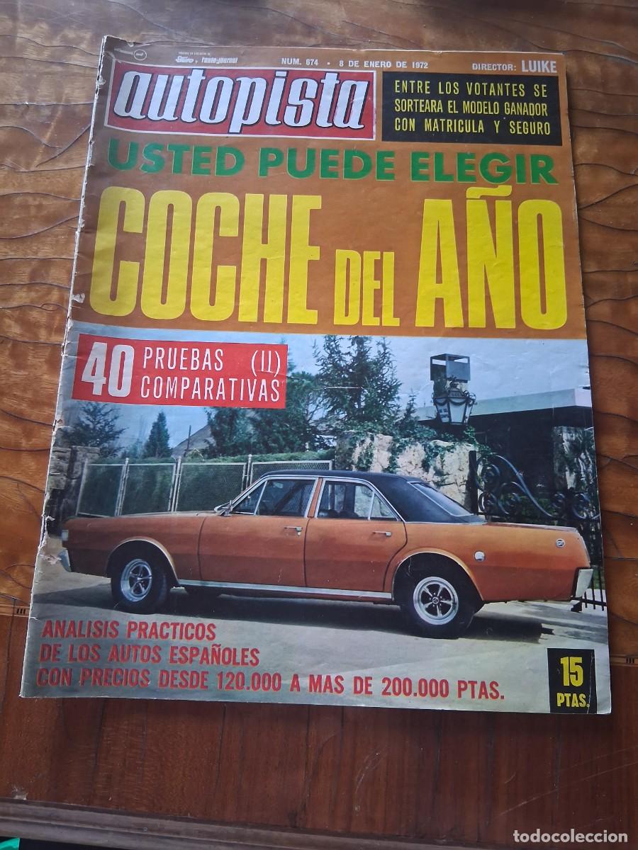 Coches: Revista coche autopista 674 portada Dodge 3700 GT Barreiros Frank Valverde