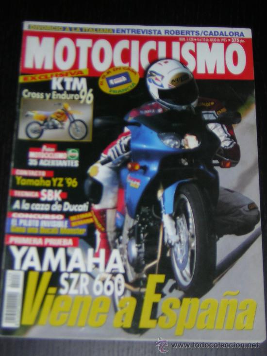 Coches y motocicletas: MOTOCICLISMO N&ordm; 1428 - JULIO 1995 - YAMAHA SZR 660 / YAMAHA YZ / TRIAL / MOTOCROSS