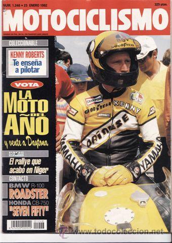 Voitures et Motocyclettes: REVISTA MOTOCICLISMO N&ordm; 1248 A&Ntilde;O 1992. PRUEBA: HONDA CB 750. BMW R 100 ROADSTER. HONDA NSR 250.