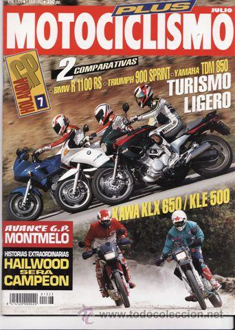 Cars and Motorcycles: REVISTA MOTOCICLISMO N&ordm; 1323 A&Ntilde;O 1993. COMPARATIVA: YAMAHA TDM 850, TRIUMPH TRIDENT 900 SPRINT Y