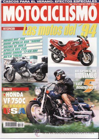 Coches y motocicletas: REVISTA MOTOCICLISMO N&ordm; 1325 A&Ntilde;O 1993. PRUEBA: YAMAHA TOP JOG 90. CONT: HONDA VR 750 C.