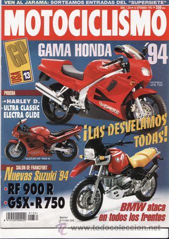 Autos und Motorr&auml;der: REVISTA MOTOCICLISMO N&ordm; 1334 A&Ntilde;O 1993. PRUEBA: HARLEY ELECTRA GLIDE ULTRA CLASSIC.