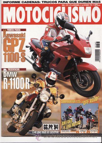 Voitures et Motocyclettes: REVISTA MOTOCICLISMO N&ordm; 1397 A&Ntilde;O 1994. PRU: HUSQVARNA 610 SUPERMOTARD. COMP: GAS GAS 125 EC,