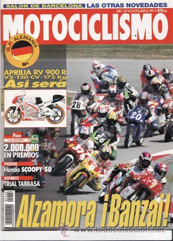 Autos und Motorr&auml;der: REVISTA MOTOCICLISMO N&ordm; 1422 A&Ntilde;O 1995. PRUEBA: K&Uuml;Z KOBRA 850. HONDA SCOOPY 50. ESP: HONDA CRB 600 F.