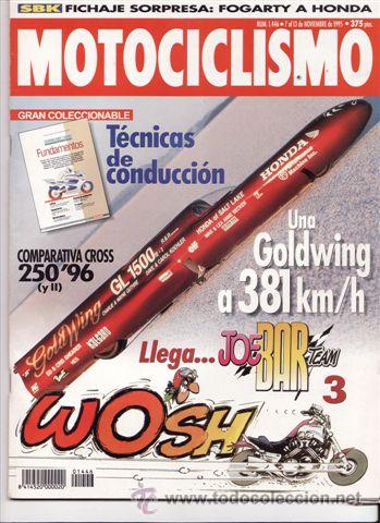 Voitures et Motocyclettes: REVISTA MOTOCICLISMO N&ordm; 1446 A&Ntilde;O 1995. COMP: BMW R 1100 RT Y BMW K 1100 LT. HONDA CR 250, KTM SX 250
