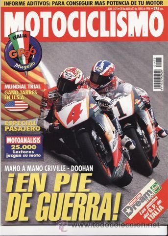 Voitures et Motocyclettes: REVISTA MOTOCICLISMO N&ordm; 1475 A&Ntilde;O 1996. PRUEBA: YAMAHA FJ 1100. GAS GAS PAMPERA 250.