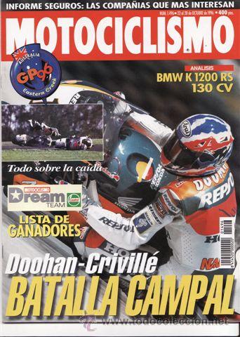 Voitures et Motocyclettes: REVISTA MOTOCICLISMO N&ordm; 1496 A&Ntilde;O 1996. PRUEBA YAMAHA XVZ 1300 AT ROYAL STAR. BMW K-1200-RS.