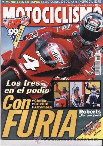 Cars and Motorcycles: REVISTA MOTOCICLISMO N&ordm; 1626 A&Ntilde;O 1999.PRU: YAMAHA MAJESTY 250 ABS. COMP: BMW GS 1100, HONDA VARADERO