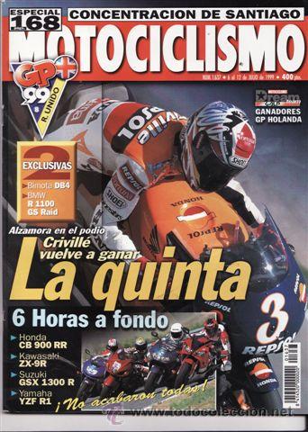 Cars and Motorcycles: REVISTA MOTOCICLISMO N&ordm; 1637 A&Ntilde;O 1999. PRUEBA. BIMOTA DB4. BMW GTS 1100 R. KTM LC4 640 E.