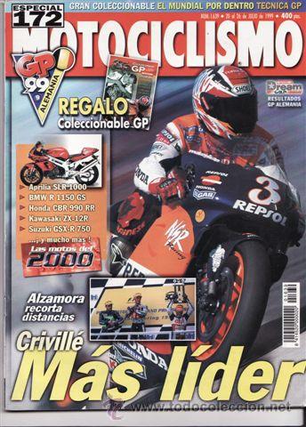 Coches y motocicletas: REVISTA MOTOCICLISMO N&ordm; 1639 A&Ntilde;O 1999. PRU: YAMAHA DT 125 R. COMP: HONDA VIGOR 650 Y BMW F 650 ST.