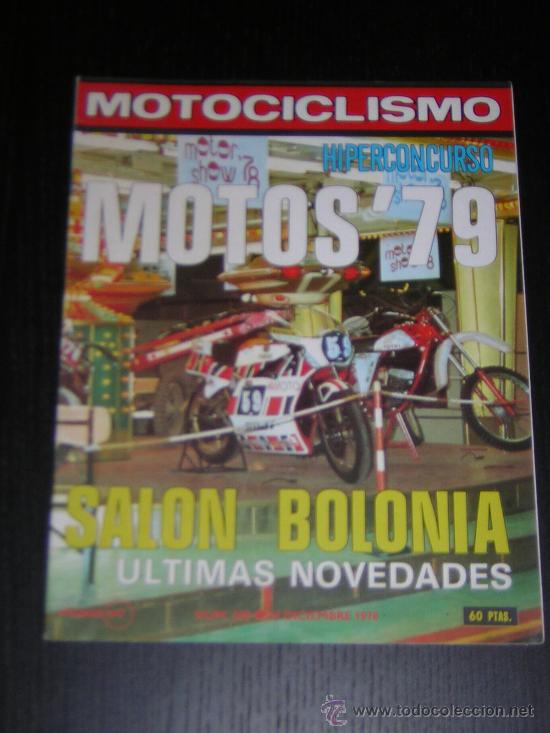 Coches y Motocicletas: MOTOCICLISMO - N&ordm; 590 - 24 DIC 1978 - SALON BOLONIA / MONTESA CAPPRA 414 / JORG MOLLER