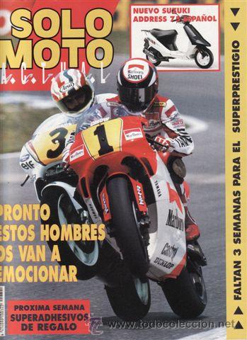 Autos und Motorr&auml;der: REVISTA SOLO MOTO ACTUAL N&ordm; 801 A&Ntilde;O 1991. TEST: NORTON 750 FASTBACK COMMANDO.