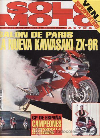 Coches y motocicletas: REVISTA SOLO MOTO ACTUAL N&ordm; 904 A&Ntilde;O 1993. COMPARATIVA: YAMAHA JOG 50 R Y PIAGGIO ZIP 50 FR. REPORTAJ