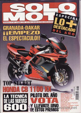 Voitures et Motocyclettes: REVISTA SOLO MOTO ACTUAL N&ordm; 969 A&Ntilde;O 1995. PRUEBA: SCORPA 295 WORKS. BETA RK 6. COMP: HONDA CBR 600 F