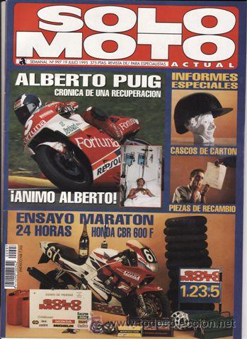 Cars and Motorcycles: REVISTA SOLO MOTO ACTUAL N&ordm; 997 A&Ntilde;O 1995. PRUEBA: HONDA CBR 600 F. REPORTAJES Y DEPORTE PREGUNTAR.