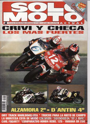 Voitures et Motocyclettes: REVISTA SOLO MOTO ACTUAL N&ordm; 1009 A&Ntilde;O 1995. COMPARATIVA. HONDA REBEL 125 Y YAMAHA SR 250 SPECIAL. REP