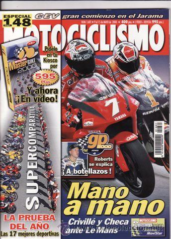 Carros e motociclos: REVISTA MOTOCICLISMO N&ordm; 1681 A&Ntilde;O 2000. COMPARATIVA: HONDA FES 250 FORESIGHT, MALAGUTI MADISON 250 S
