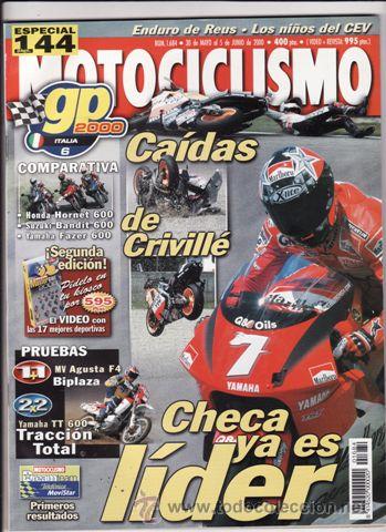 Autos und Motorr&auml;der: REVISTA MOTOCICLISMO N&ordm; 1684 A&Ntilde;O 2000. PRUEBA: MV AUGUSTA F4 S. HUSQVARNA TE 610 E. BMW R 1200 C AG.