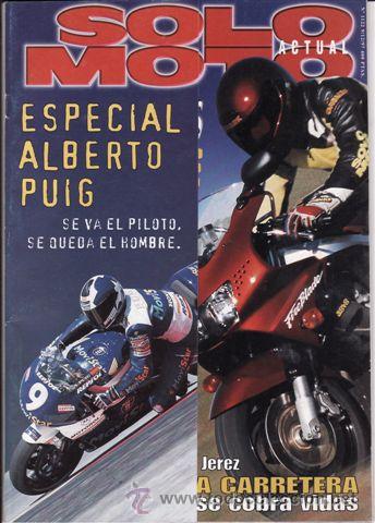 Cars and Motorcycles: REVISTA SOLO MOTO ACTUAL N&ordm; 1122 A&Ntilde;O 1997. PRU: SUZUKI GSX 750. HONDA DOMINATOR 250.YAMAHA AEROX 50.