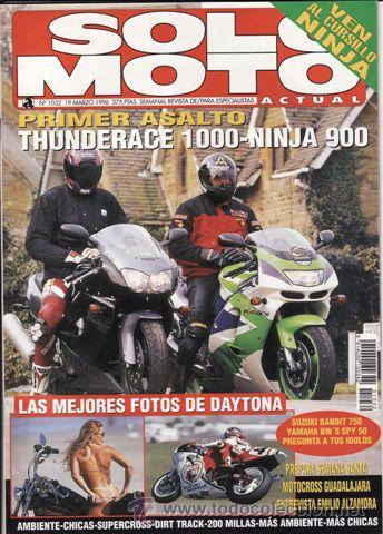 Voitures et Motocyclettes: REVISTA SOLO MOTO ACTUAL N&ordm; 1032 A&Ntilde;O 1998. PRU:APRILIA RSV 1000.COMP:HONDA CBR 600 F, YAMANA YZF 600