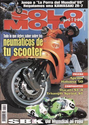 Voitures et Motocyclettes: REVISTA SOLO MOTO ACTUAL N&ordm; 1220 A&Ntilde;O 1999. COMPARATIVA: HONDA CBR 1100 XX SUPERBLACKBIRD VERSUS X EL