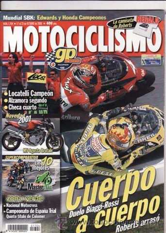 Carros e motociclos: REVISTA MOTOCICLISMO N&ordm; 1704 A&Ntilde;O 2000. AN&Aacute;: MV AUGUSTA BRUTALE.COMP:BMW F 650 GS,BMW 650 F GS DAKAR.