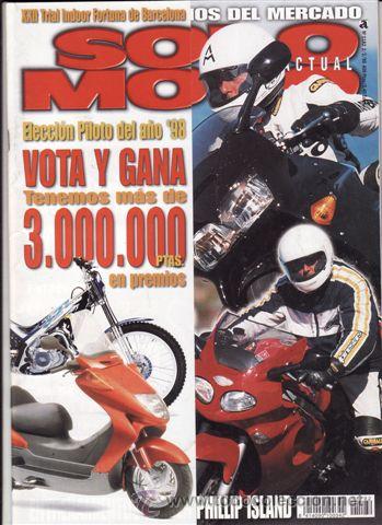 Cars and Motorcycles: REVISTA SOLO MOTO ACTULA N&ordm; 1182 A&Ntilde;O 1999. COMPARATIVA: HONDA VFR 800 FI Y TRIUMPH SPRINT 900 ST. PR