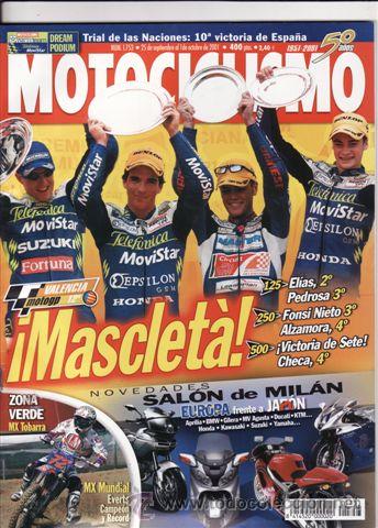 Voitures et Motocyclettes: REVISTA MOTOCICLISMO N&ordm; 1753 A&Ntilde;O 2001. PRUEBA: HONDA STX 1200 PAN EUROPEAN. SHERCO 2.5 SERIES.