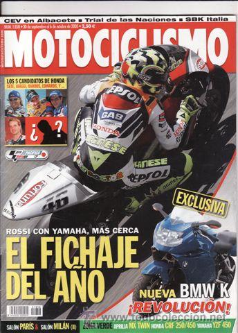 Cars and Motorcycles: REVISTA MOTOCICLISMO N&ordm; 1858 A&Ntilde;O 2003. PRUEBA: BMW R 1200. HONDA CFR 250. HONDA CRF 450.