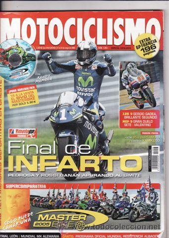 Coches y motocicletas: REVISTA MOTOCICLISMO N&ordm; 1943 A&Ntilde;O 2005. PRUEBA: KTM 950 SUPERMOTO. YAMAHA X MAX 250.