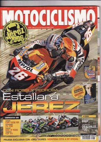 Automobili e Motociclette: REVISTA MOTOCICLISMO N&ordm; 1987 A&Ntilde;O 2006.PRU:KAWASAKI ER6F.HONDA DEAUVILLE 700.COMP: HONDA CBR 1000 RR,