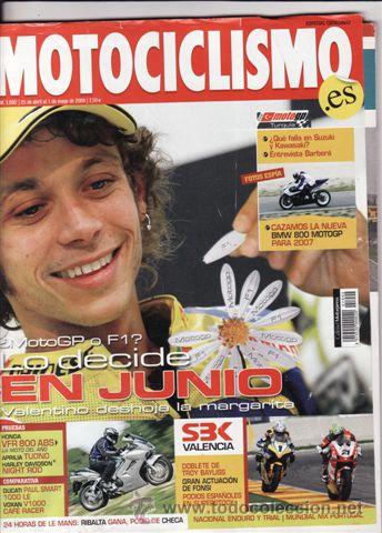 Automobili e Motociclette: REVISTA MOTOCICLISMO N&ordm; 1992 A&Ntilde;O 2006. PRUEBA: HONDA VFR 1000 ABS. APRILIA TUONO. H D NIGHT ROD.