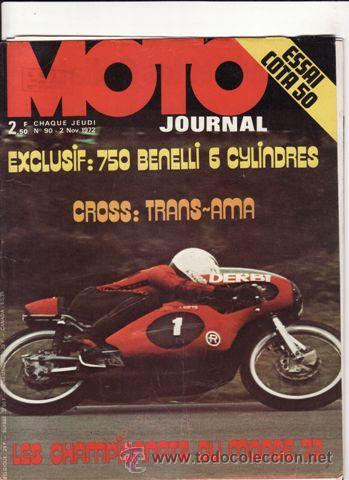 Coches y Motocicletas: REVISTA MOTO JOURNAL N&ordm; 90 A&Ntilde;O 1972. PRUEBA: MONTESA COTA 50.