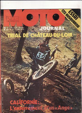 Automobili e Motociclette: REVISTA MOTO JOURNAL N&ordm; 95 A&Ntilde;O 1972. HUSQVARNA 125 MOTOCROSS.