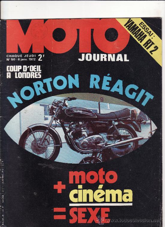 Coches y motocicletas: REVISTA MOTO JOURNAL N&ordm; 50 A&Ntilde;O 1972. PRUEBA: YAMAHA RT 2.