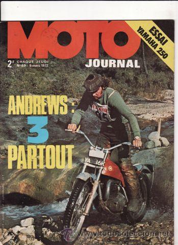 Coches y motocicletas: REVISTA MOTO JOURNAL N&ordm; 59 A&Ntilde;O 1972. PRUEBA: YAMAHA YDS 7.