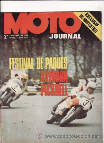 Automobili e Motociclette: REVISTA MOTO JOURNAL N&ordm; 63 A&Ntilde;O 1972. PRUEBA: HONDA 350 SIDECARS.