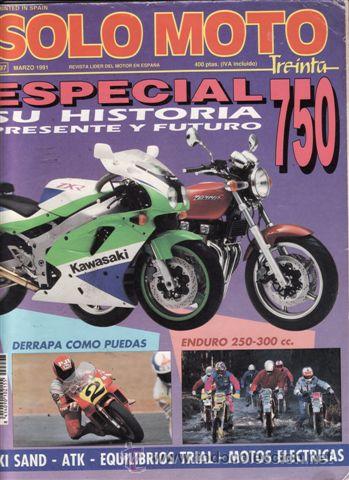 Automobili e Motociclette: REVISTA SOLO MOTO 30 N&ordm; 97 A&Ntilde;O 1991. COMPARATIVA ENDURO 2T SUPERIORES. REPORTAJES Y DPEORTE PREGUNTA